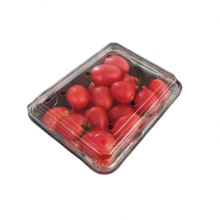 17.6 OZ & 500g clear plastic PET clamshell containers punnet box for 500g fresh fruit - cherries berries strawberry packaging